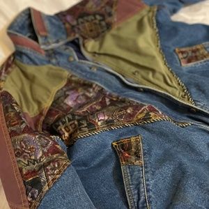 RARE!! Vintage 1980s Denim Jacket by Weathered Blues